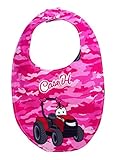 Pink CaseIH Tractor Baby Bib