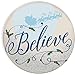 Angelstar Classic Christmas Assorted Round Absorbent Coasters (Set of 4), 4