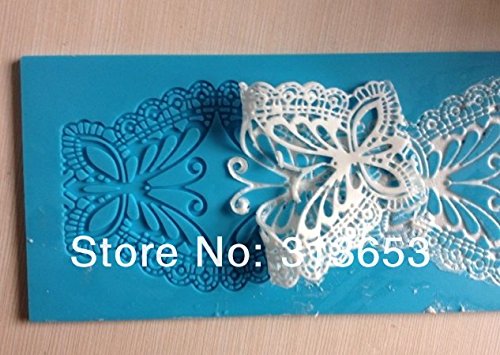 Butterfly baking Fondant sugar lace Silicone Mat wedding Cake Decorating mold edible Lace Embossed Sugarcraft Tools for cupcake topper decoration Anyana