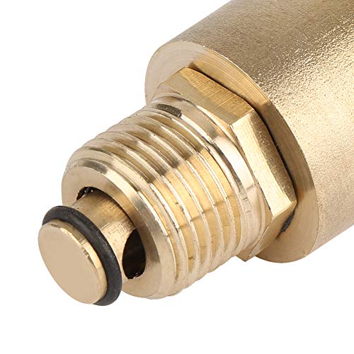 Akozon Air Release Valve, DN15 G1/2 Brass Automatic Air Vent Valve for