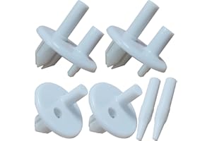 GUWETA 241993001 Rear Crisper Drawer Cover Support Refrigerator Shelf Support Compatible with Frigidaire, Kenmore, Sears Refrigerator Replaces for AP4393090 PS2358879 240350802 1513081 7241993001-4PCS