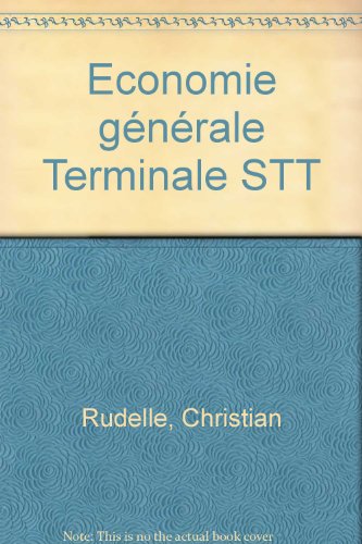 Économie générale