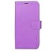 Galaxy S5 Case, BUDDIBOX [Wallet Case] Premium PU Leather Wallet Case with [Kickstand] Card Holder and ID Slot for Samsung Galaxy S5, (Purple)