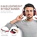 Bluetooth Headphones Over Ear, Yica Foldable Wireless Headset Headphone with Microphone for PC/Cell Phones/TV (Hi-Fi Stereo，EQ Heavy bass,SD card slot,FM Radio)