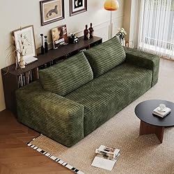 3 Seater Couch for Living Room, 71.3 INCH Fluffy