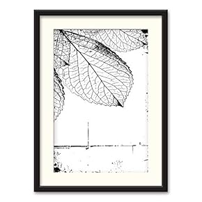 Black Paper Framed for Living Room Bedroom Abstract...