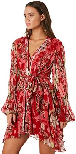 mlm este silk shirt dress
