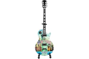 Hard Rock Country Colors 10' Decoration Miniature City Guitar with Stand, New York City (NYC)