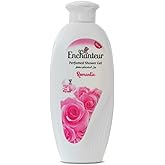 Enchanteur Romantic Perfumed Shower Gel for Women, 250g with Roses & Jasmine Extracts