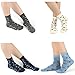 McoolMary Womens Pineapple Crew Socks Anti-Slip Cotton Dress Socks 4Pack