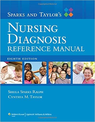 Sparks Taylor S Nursing Diagnosis Reference Manual 9781608311651 Medicine Health Science Books Amazon Com