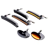 Set 4X Fron Rear Amber/Red Fender Side Marker Light