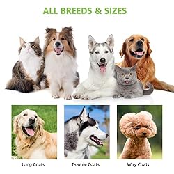 STALTWO Deshedding Dog Brush for Shedding - 2-in-1