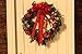 dollhouse Miniature Artisan Holiday Wreath in Red Satin with Baubles!!!