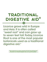 Nature's Way raíz de regaliz, 450 mg, 100 cápsulas, 14600, 1