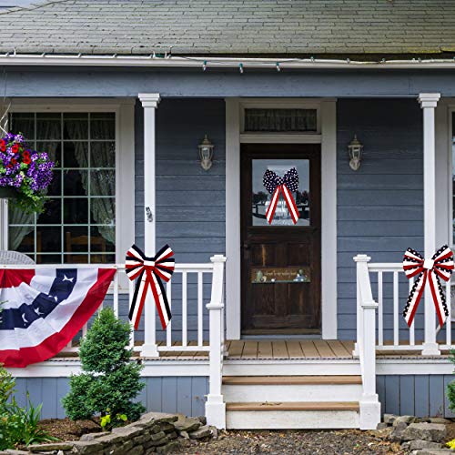 6 Patriotic+American+Stripes+Independence+Decorations