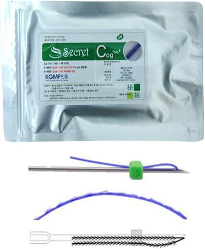 Korea Secret Line Bi-Directional Multi-Directional Cog Blunt Type 20PCS Expiration Date 2020 (21g*90mm)