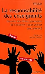 La  responsabilité des enseignants