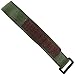 16-20mm Tec One Olive Nylon Sport Wrap Hook & Loop Mens Watch Band 5103