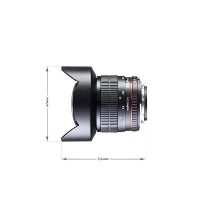 Walimex Pro 14 mm F/2.8 IF - Objetivo para cámara réflex Nikon ...