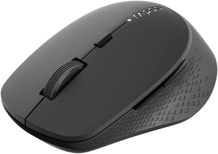 Rapoo M300 Silent souris Ambidextre RF sans fil + Bluetooth Optique 1600 DPI, Black, Kompakt - Image 3