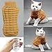 Bolbove Cable Knit Turtleneck Sweater for Small Dogs & Cats Knitwear Cold Weather Outfit (Brown, Small)