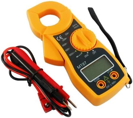 MyBreeze@ Mini Digital Clamp-On AC/DC Multi-Meter Electronic Load Tester 400A Max (JC-MT87)