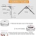 Smoke Alarm Fire Alarm Smoke Detector with Test Button 9 Volt Battery-Operated Photoelectric Smoke Alarms for Bedroom,Kitchen,Corridor,Bathroom and Hotel,10 Years 2 Pack Smoke Alarm with UL Listed