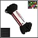 PARACORD PLANET 10 20 25 50 100 Foot Hanks and 250 1000 Foot Spools of Parachute 550 Cord Type III 7 Strand Paracord (Black 100 Feet)