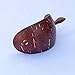 Beautiful Hair Clip Made of Natural Coconut Shell - Coconut Shell Hair Clip with Holding Stick - Great Gift for Ladies
