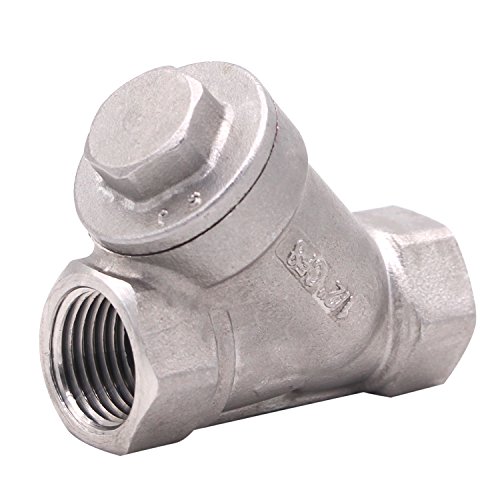 1/2 Wye Strainer Mesh Filter Valve - 800 WOG Stainless Steel SS316 CF8M new by DERNORD