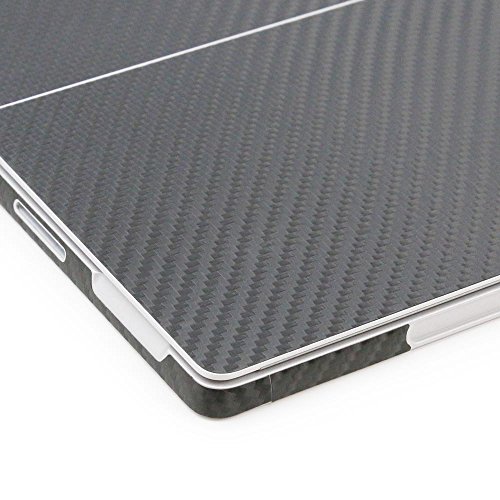 ArmorSuit - Surface Pro 2017 Screen Protector + Black Carbon Fiber Skin Back Protector MilitaryShield w/ Lifetime Replacements - Front Anti-Bubble Ultra HD Shield