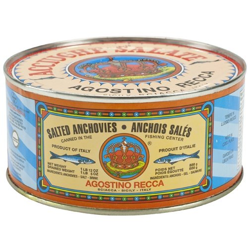 Agostino Recca Salted Whole Anchovies, 800g Buy Online in UAE. Misc