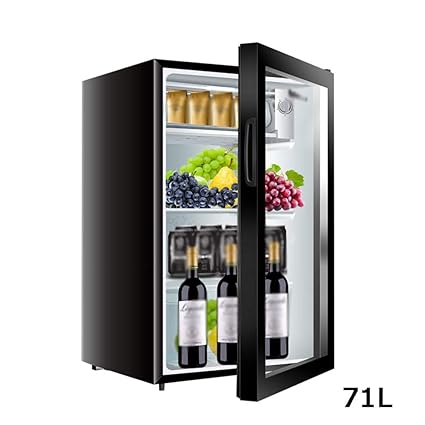 Amazon.es: WYJW 71l Mini refrigerador Nevera de Vino Negro Hogar ...