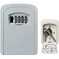 MASTER LOCK Key Safe Wall Mounted, Medium 85 x 119 x 36 mm, Cream, Outdoor, Mounting Kit, for Home Office Industries Vehicles