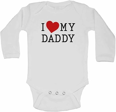 i love my daddy baby grow newborn