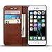 iPhone 7&8 Wallet case FLYERI Leather Case Flip Folio Book Case Wallet Cover with Kickstand Feature Card Slots & ID Holder and Magnetic Closure for iPhone 7&8 (4)