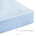 LUCID 4 Inch Gel Memory Foam Mattress Topper-Ventilated Design-Ultra Plush-Twin