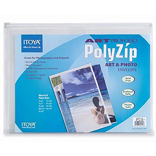 Itoya PolyZip Art & Photo Envelope 13x19 AZ-13-19