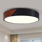 YUMPAUG Modern Black Flush Mount Ceiling