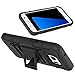 S7 Case, LK [Heavy Duty] Black Armor Holster Defender Full Body Protective Hybrid Case Cover with Belt Swivel Clip for Samsung Galaxy S7