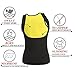 Xintorch Women Neoprene Sauna Sweat Waist Trainer Vest for Weight Loss Gym Workout Body Shaper Tank Top Shirt Black