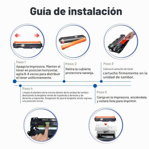 CMYBabee TN241 Toner Compatible with Brother TN242 TN241 TN246 TN245 for Brother MFC-9332CDW DCP-9022CDW HL-3142CW MFC-9142CDN HL-3152CDW HL-3140CW MFC-9330CDW MFC-9140CDN DCP-9140CDN 020CDW Pack of 4