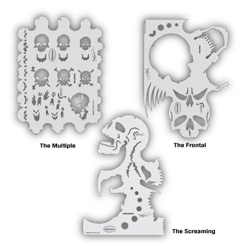Freehand Airbrush Templates, Freehand Skullmaster Togo