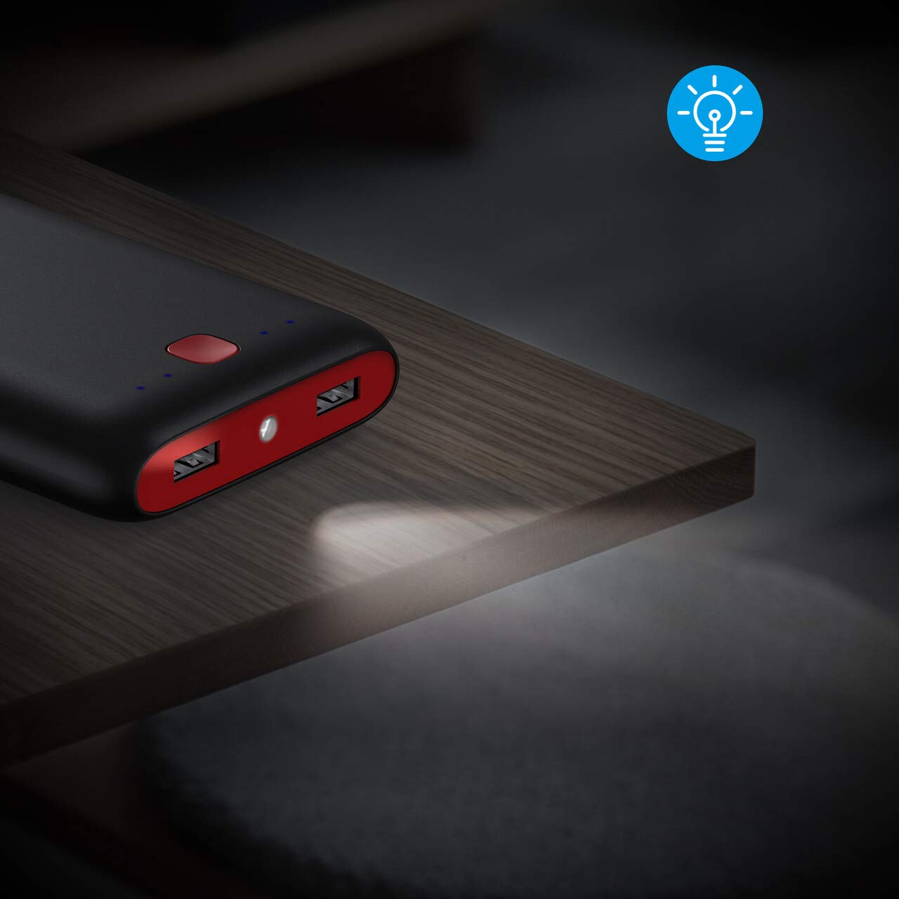 Aibocn 20000mAh Power Bank, High Capacity Portable Phone Charger with Flashlight Ultra Compact Fast Speed External Battery Pack for iPhone, iPad, Android Smart Phone, Tablet and More