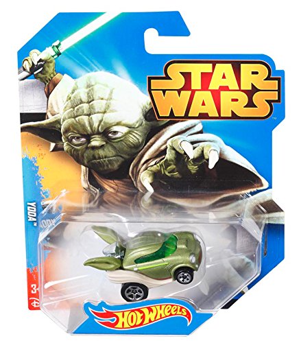 Hot Wheels Star Wars Character Car, Yoda