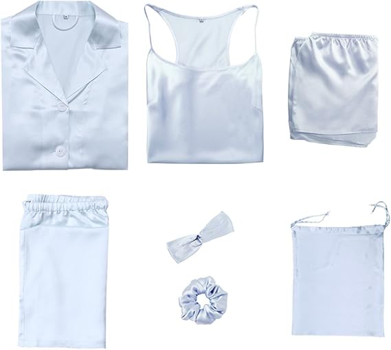 Amazon Lilysilk リリーシルク レディースシルクパジャマ 夏冬兼備7点セット 大人 上品 Xxl ライトピンク パジャマ ルームウェアセット 通販