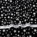 Kaufman Cozy Cotton Flannel Stars Black, Fabric by the Yard