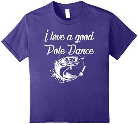 Kids I Love a Good Pole Dance T-Shirt 12 Purple