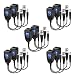 Passive Video Balun RJ45 Transceiver Transmitter HD-CVI/TVI/AHD/CVBS with DC Built-in Transient Suppression Protection for 720P/960P/1080P/2MP CCTV Security DVR Surveillance Camera System 5 Pairs